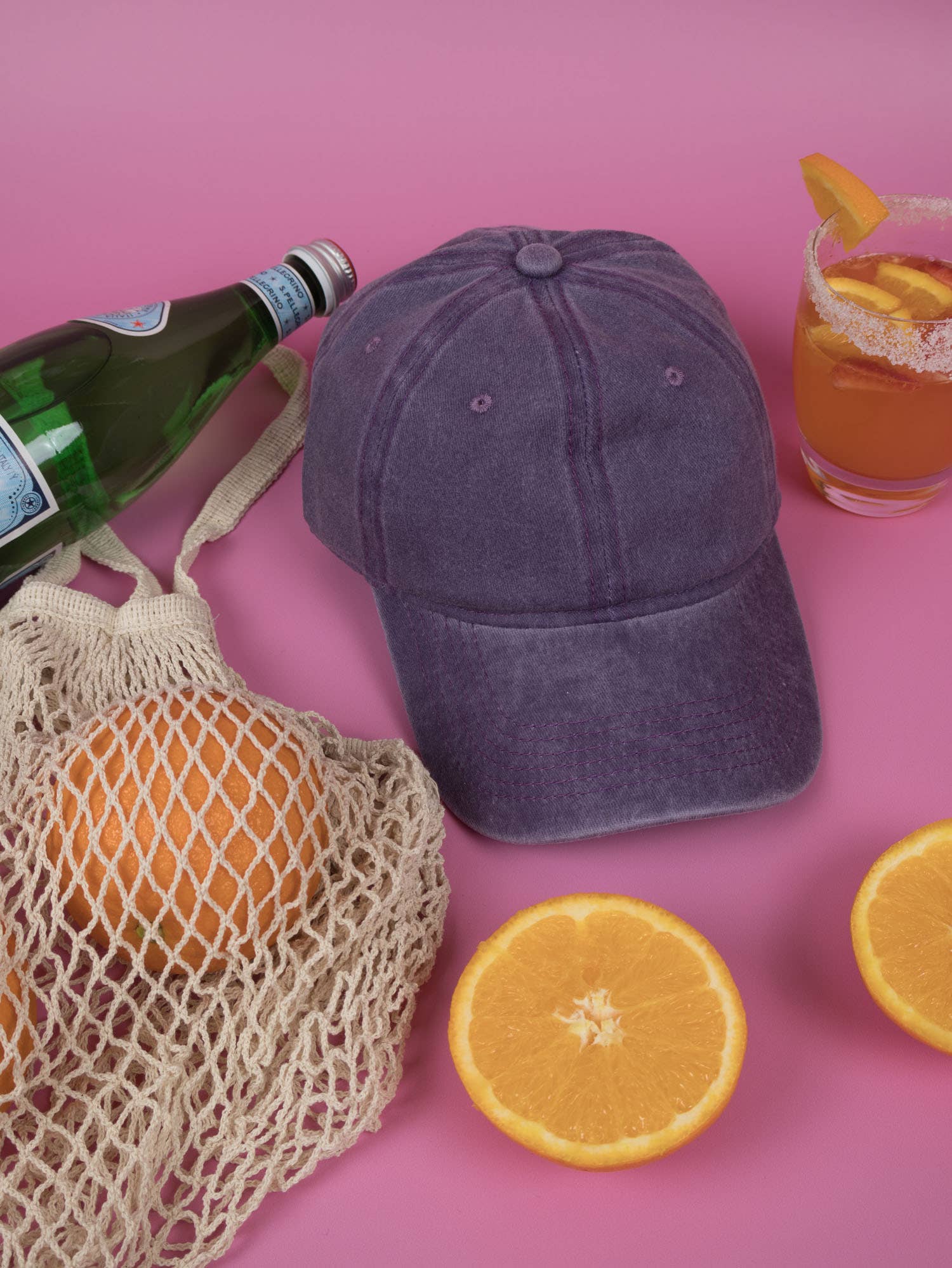 Vintage Washed Cap - Purple