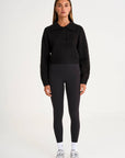 All Fenix - 1/2 Button Polo Knit Black