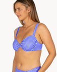 Baku - Riviera D/DD Retro Bra Sapphire