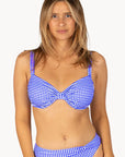 Baku - Riviera D/DD Retro Bra Sapphire