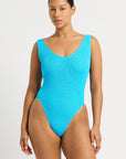 Bond-Eye - Cyan Recycled Mara One Piece