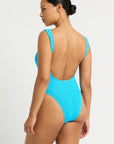 Bond-Eye - Cyan Recycled Mara One Piece