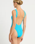 Bond-Eye - Cyan Recycled Mara One Piece