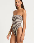Bond-Eye - Bound Blake One Piece Sable Dot Stripe
