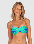 Baku - High Seas Twist Bandeau Bikini Top