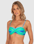 Baku - High Seas Twist Bandeau Bikini Top