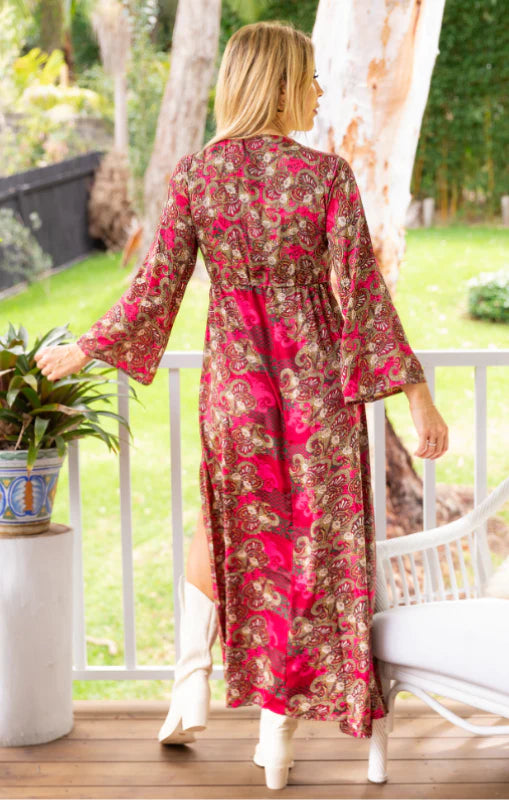 Cienna - Sofia Flare Sleeve Dress