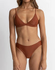 Rhythm - Classic Bralette Top Rust