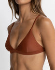 Rhythm - Classic Bralette Top Rust