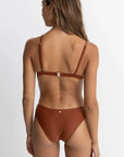 Rhythm - Classic Bralette Top Rust
