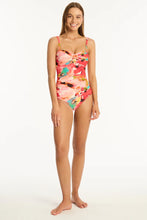 Load image into Gallery viewer, Sea Level - Cascade Twist Bandeau One Piece
