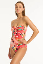 Load image into Gallery viewer, Sea Level - Cascade Twist Bandeau One Piece
