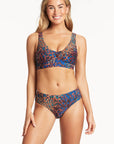 Sea Level - Hunter Long Line Tri Bra With Macrame Detail