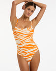 Jets - Fine Lines DD-E Cup Tank One Piece