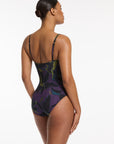 Jets - Midnight Tropical Moulded Underwire One Piece