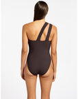 Jets - Jetset One Shoulder One Piece Chocolate