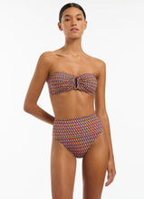 Load image into Gallery viewer, Jets - Lumiere Fold Down High Waisted Bikini Bottom
