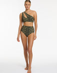 Jets - Python High Waist Bikini Bottom