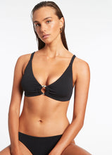 Load image into Gallery viewer, Jets - Isla Rib C-D Triangle Bikini Top
