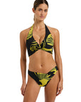 Jets - Shadow Palm Twist Front Bikini Bottom