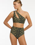 Jets - Python High Waist Bikini Bottom