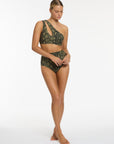 Jets - Python High Waist Bikini Bottom