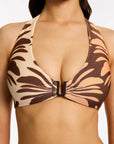 Jets - Dahlia Palm Halter Top