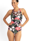 Jantzen - Paige High Neck Cross Strap One Piece