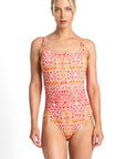 Jantzen - Bazaar Cuff Multi Scoop One Piece Tangerine