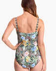 Jantzen - Tropica DD/E Underwire One Piece Army