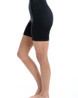 Togs - Black Microfibre Long Boyleg Pant