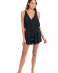 Togs - Black Romper Playsuit