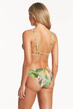 Load image into Gallery viewer, Sea Level - Lost Paradise Cross Front Tri Bra
