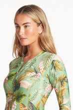 Load image into Gallery viewer, Sea Level - Lost Paradise Long Sleeve One Piece
