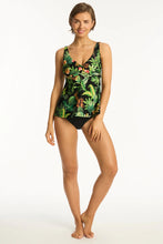 Load image into Gallery viewer, Sea Level - Lotus Cross Front Swing Tankini
