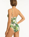 Sea Level - Lotus Spliced Tri One Piece