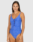 Baku - Picnic Point Lace Up One Piece