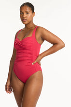 Load image into Gallery viewer, Sea Level - Essentials Twist Front Multifit One Piece
