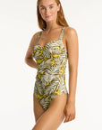 Sea Level - Palmhouse Twist Front One Piece