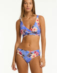 Sea Level - Blue Hawaii Mid Bikini Pant