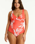 Sea Level - Aloha Cross Front One Piece