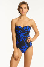 Load image into Gallery viewer, Sea Level - Tradewind Cross Front Bandeau One Piece
