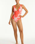 Sea Level - Aloha Longline Tri One Piece