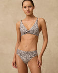 Monte & Lou - Belle Mid Rise Ruched Pant