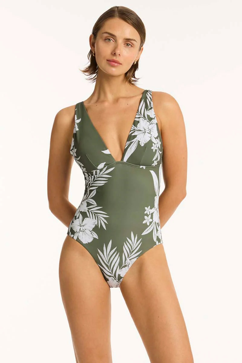 Sea Level - Aloha Longline Tri One Piece