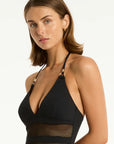 Sea Level - Drift Longline Halter One Piece