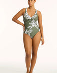 Sea Level - Aloha Cross Front One Piece