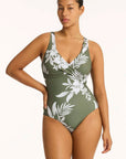 Sea Level - Aloha Cross Front One Piece