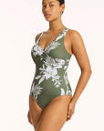 Sea Level - Aloha Cross Front One Piece