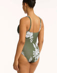 Sea Level - Aloha Cross Front One Piece